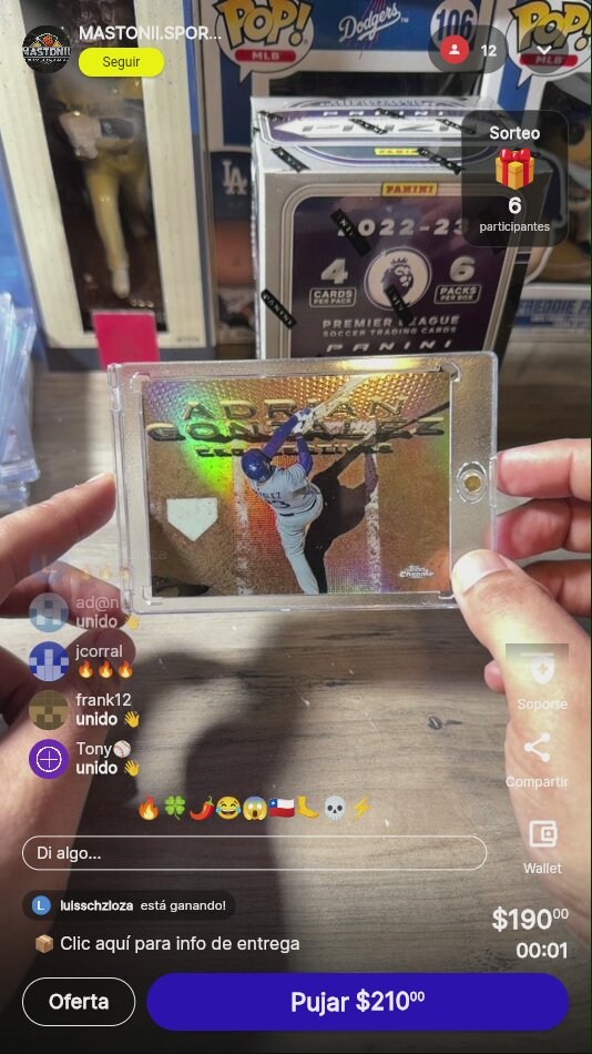 Carta Adrián González Panini Prizm