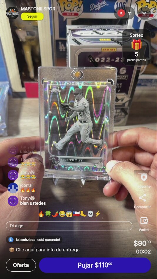 Mike Trout Panini Prizm Card