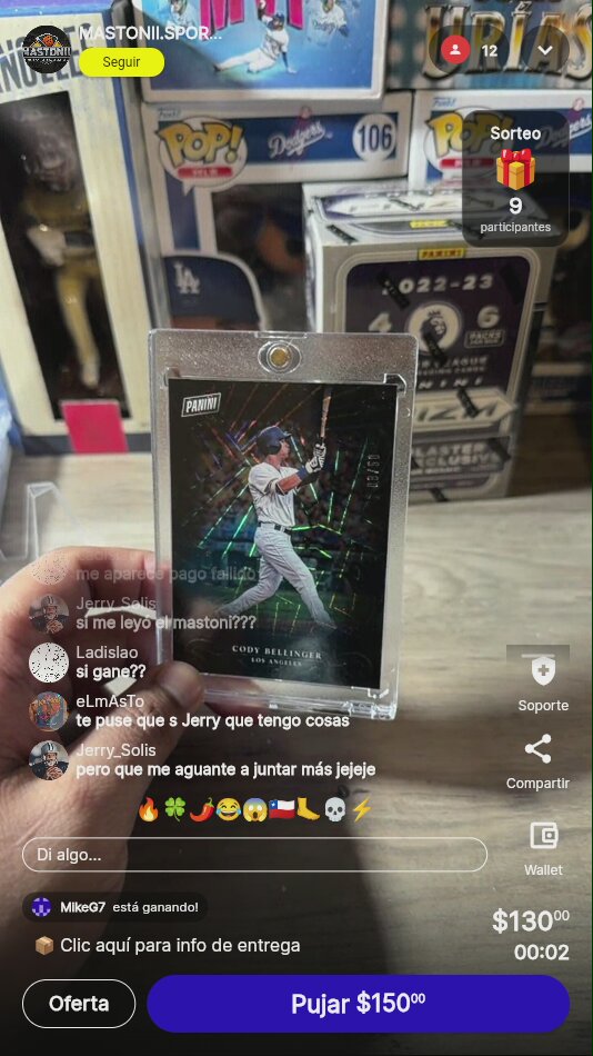Cody Bellinger Prizm Premier League