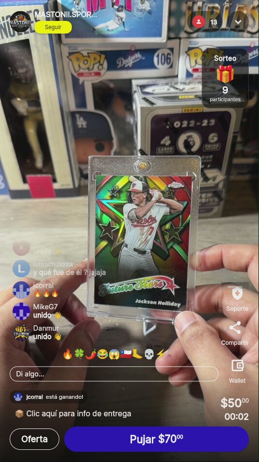 Jackson Holliday Topps Chrome Stars