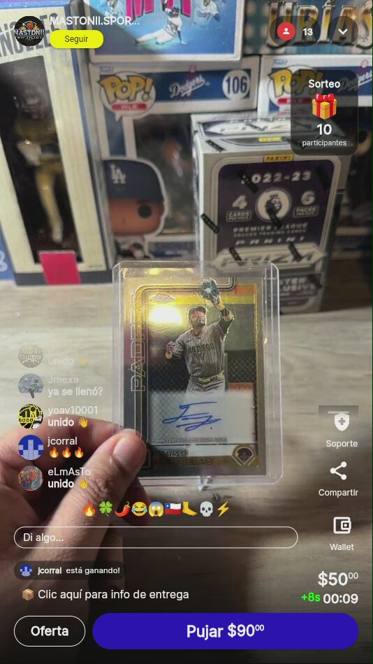 Tirso Ornelas Autografiada Béisbol