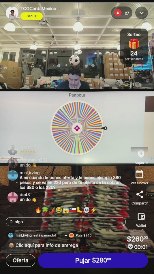 Carta Pokémon Panpour subastada