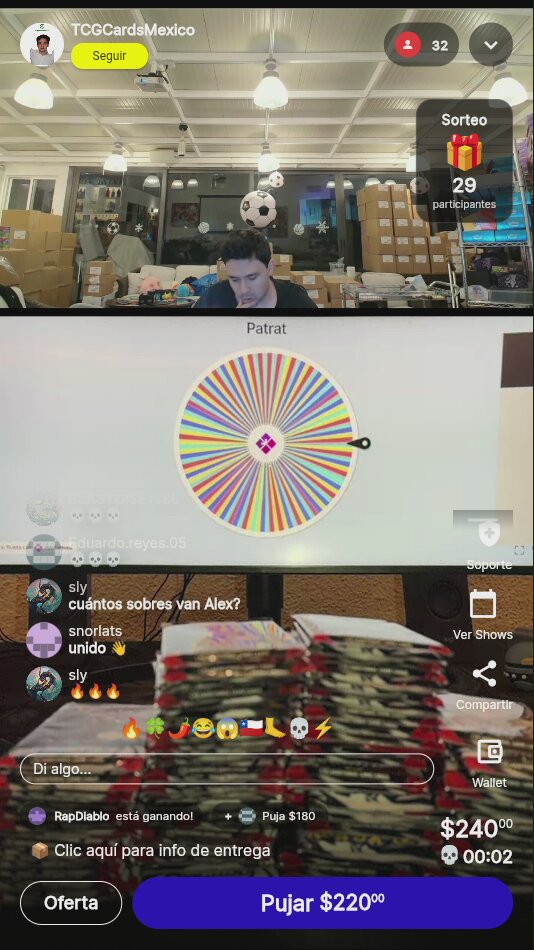 Sobres Pokémon TCG recientes