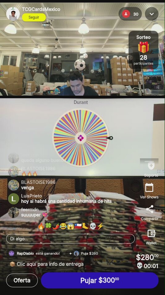 Lote de cartas Pokémon variadas