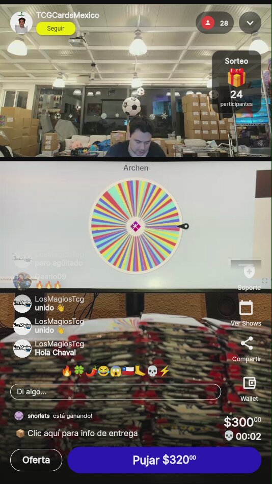 Sorteo en Ruleta Online