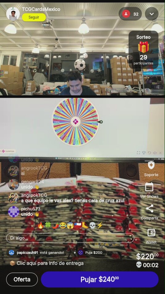 Sorteo de Sponsors TCG Cards México