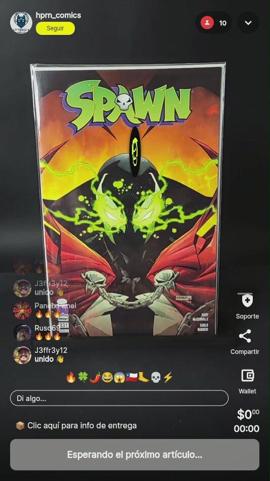 Spawn Comic con Portada Barberi