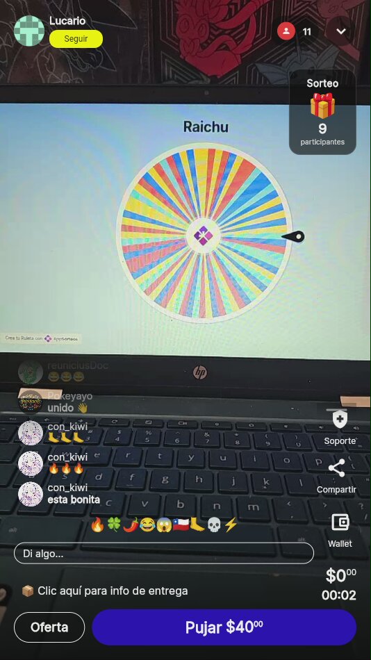 Ruleta de la suerte: ¡Raichu!