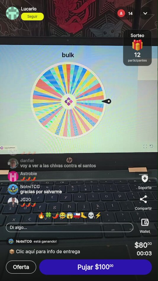 Sorteo Ruleta 'Bulk' Coleccionables