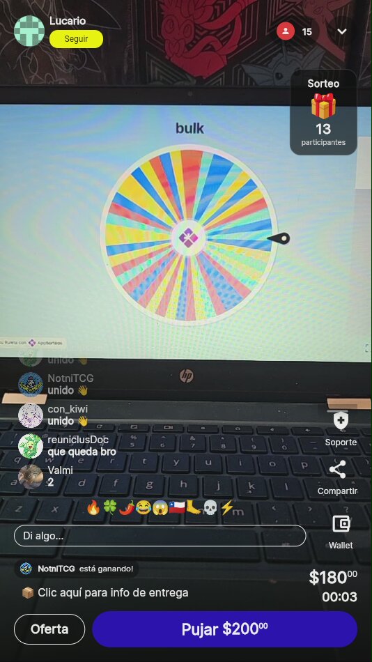 Subasta Caja Sorpresa con Quichitos