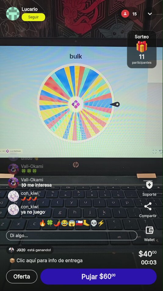 Ruleta de la suerte Pokémon