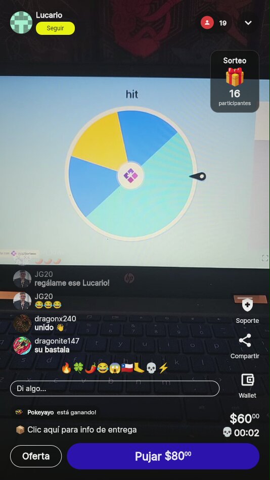 Sorteo Ruleta Online