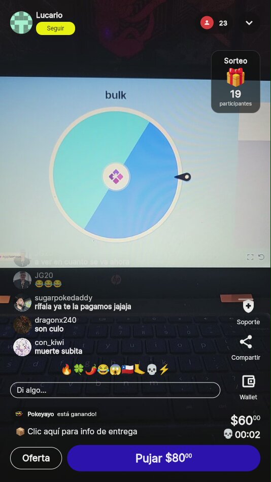 Snorlax Pokémon Subasta en Vivo