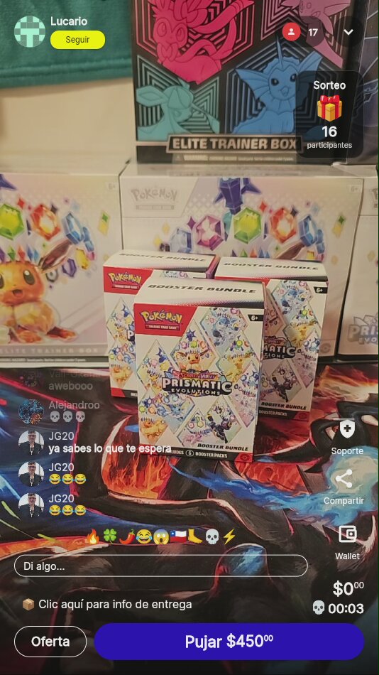 Pokémon Prismatic Evolution Booster Bundle