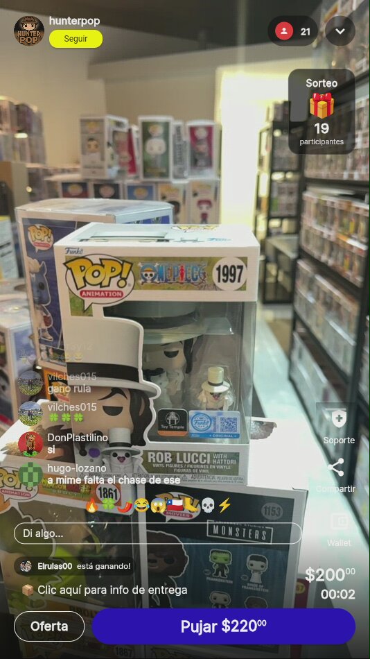 Funko Pop Rob Lucci Hattori