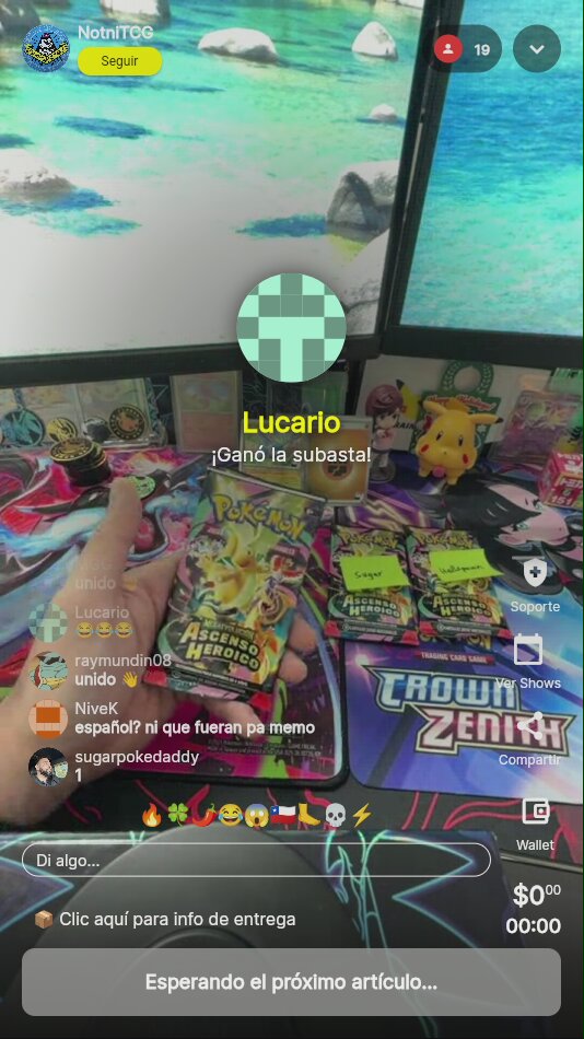 Pokémon Ascenso Heroico Booster Suelto