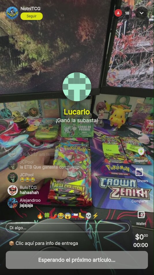 Pokémon TCG Mega Evolution Sobres