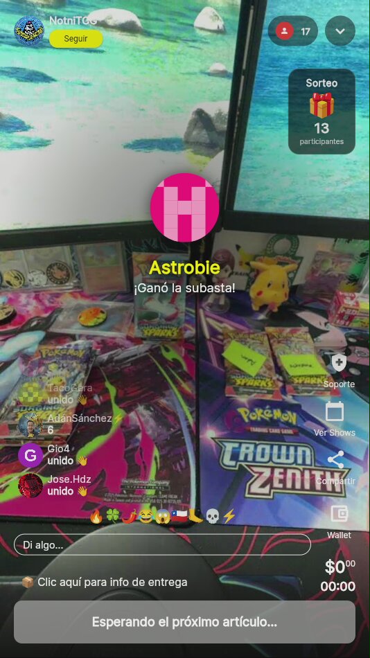 Pokémon TCG: Crown Zenith, Sparks