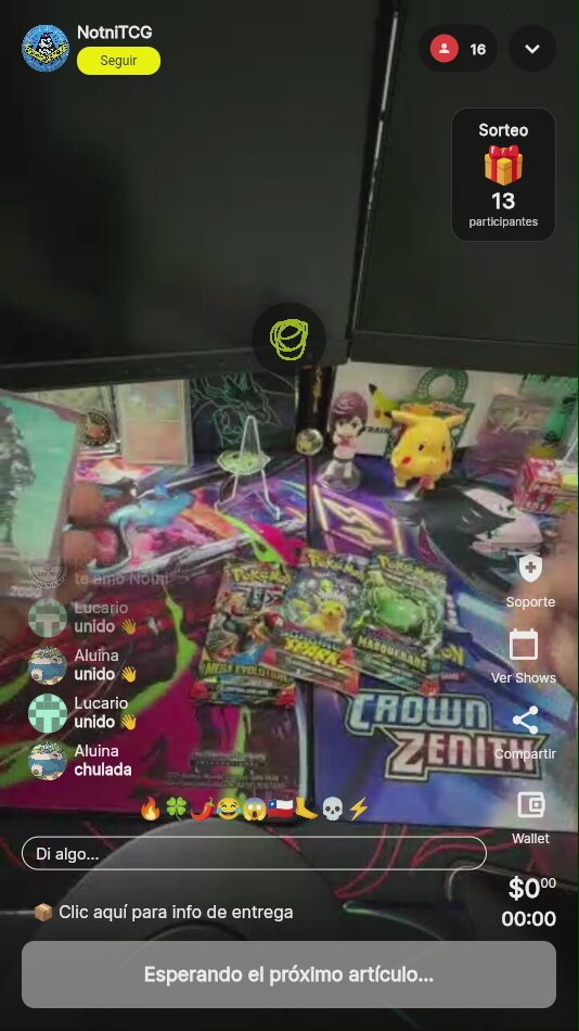 Sobres Pokémon: Twilight, Mega, Zenith