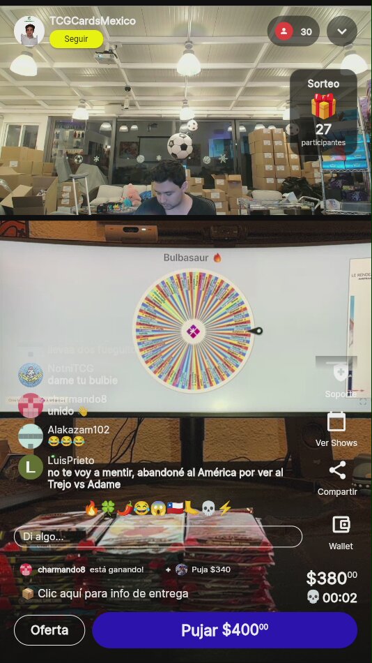 Ruleta Pokémon: Bulbasaur al Azar