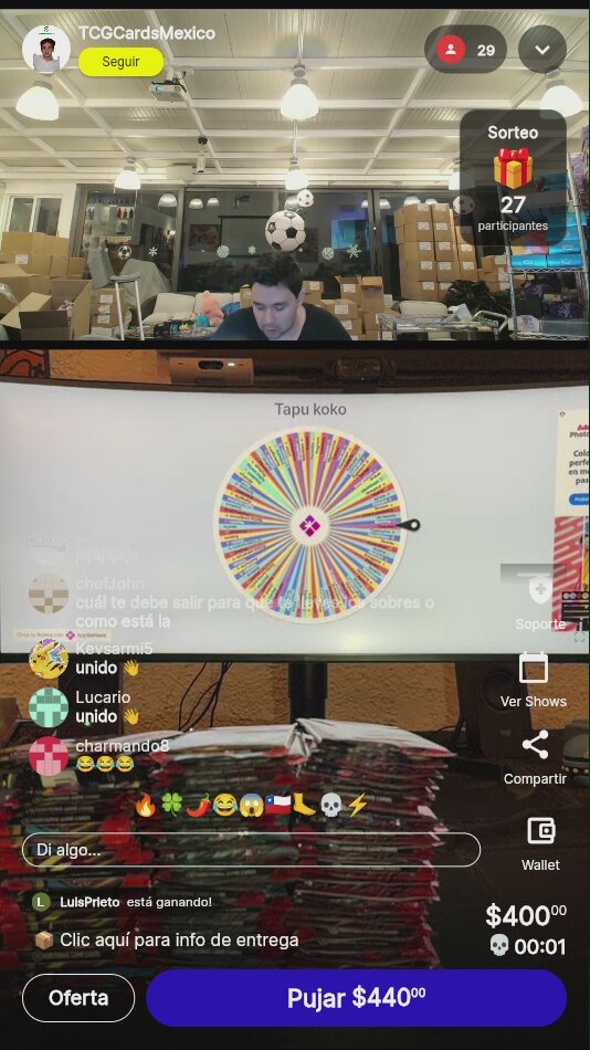 Pokémon sobres varios ¡A subasta!