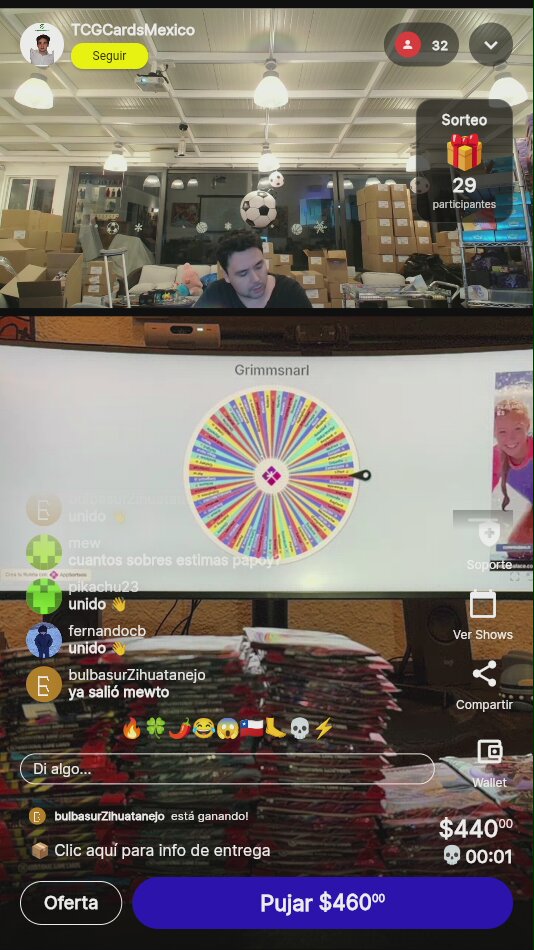 Sobres de Cartas Coleccionables