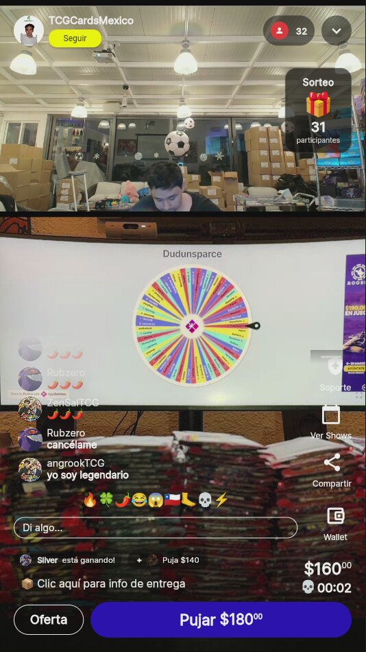 Sorteo Ruleta Pris Tyler