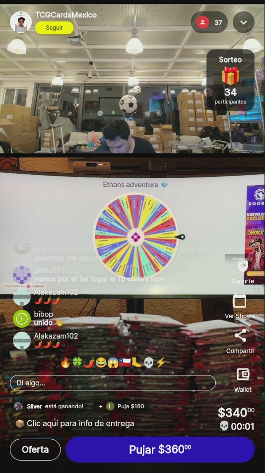 Top de cartas coleccionables