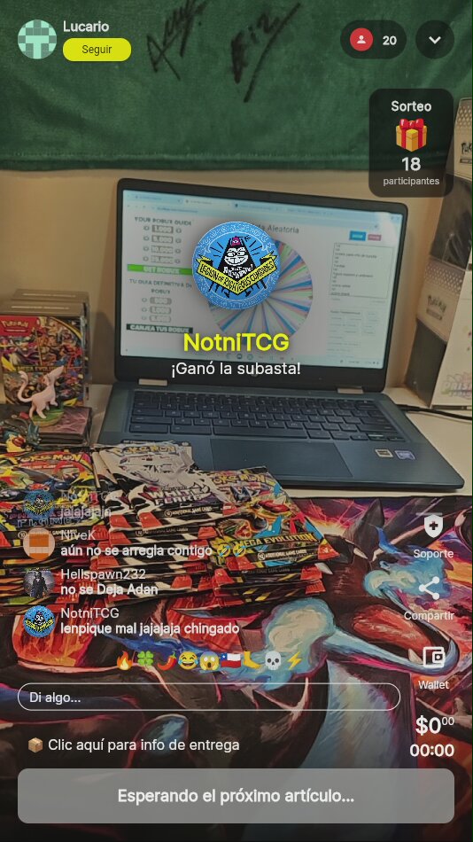 Packs de Pokémon sellados