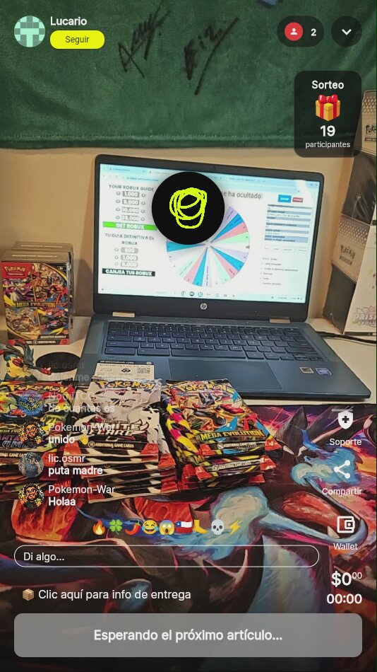 Boletos para rifa Pokémon Buster Bondo