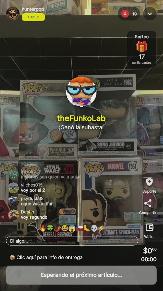 Boleto para Funko Pop Trilljoy