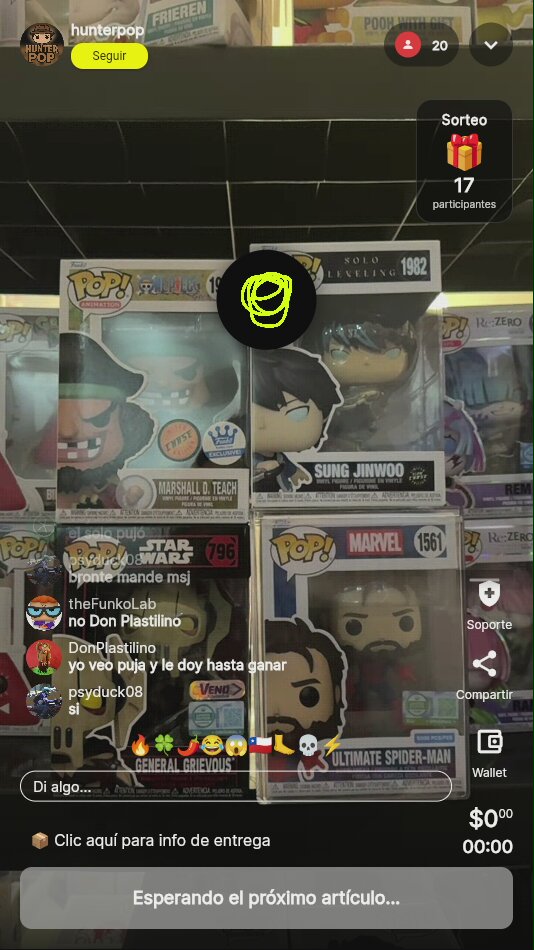 Funko Pop! Variados en Subasta