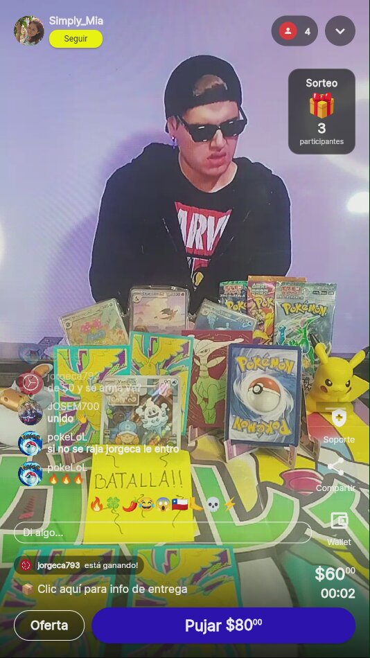 Lote de Cartas Pokémon Selladas