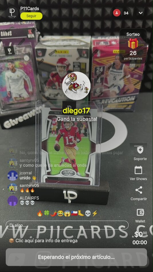 Carta Brock Purdy Panini Certified