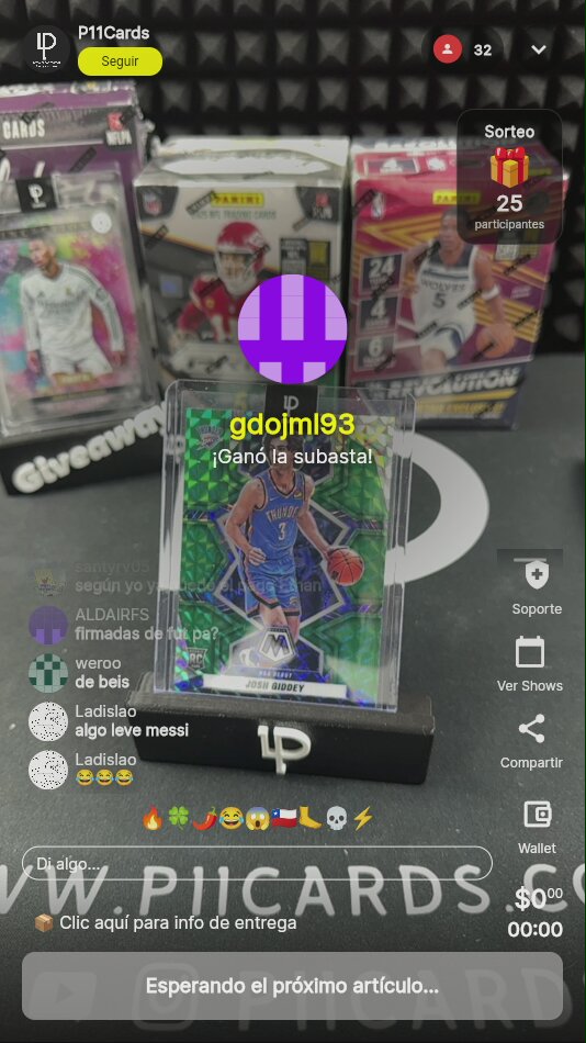 Josh Giddey Mosaic Prizm Rookie