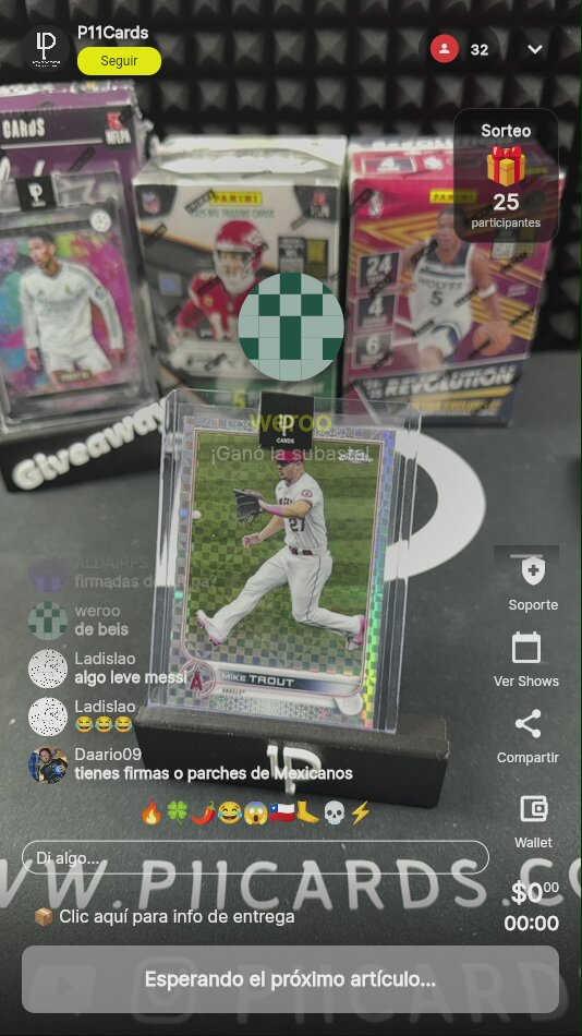 Mike Trout Topps Chrome 2021