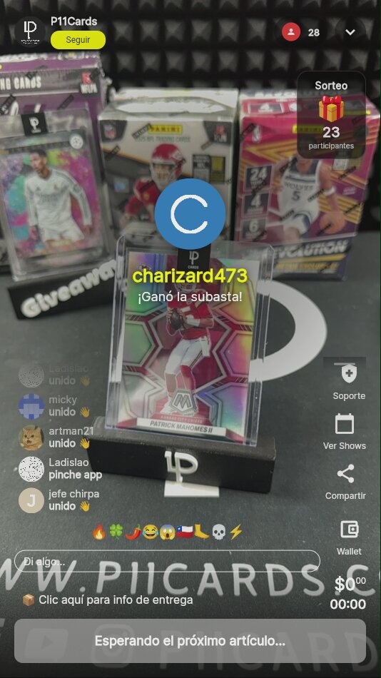 Patrick Mahomes & Ron Marinaccio cards