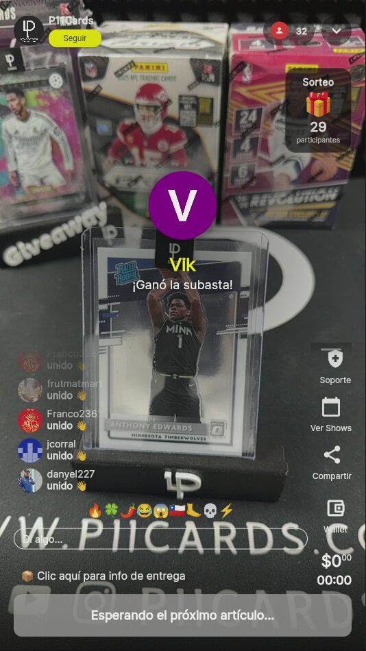 Anthony Edwards Optic Rookie