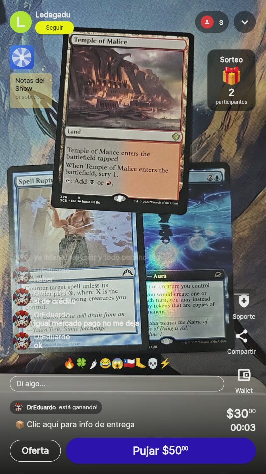 Cartas Magic: Temple of Malice