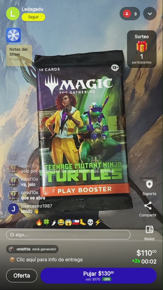 Magic TMNT Play Booster Pack