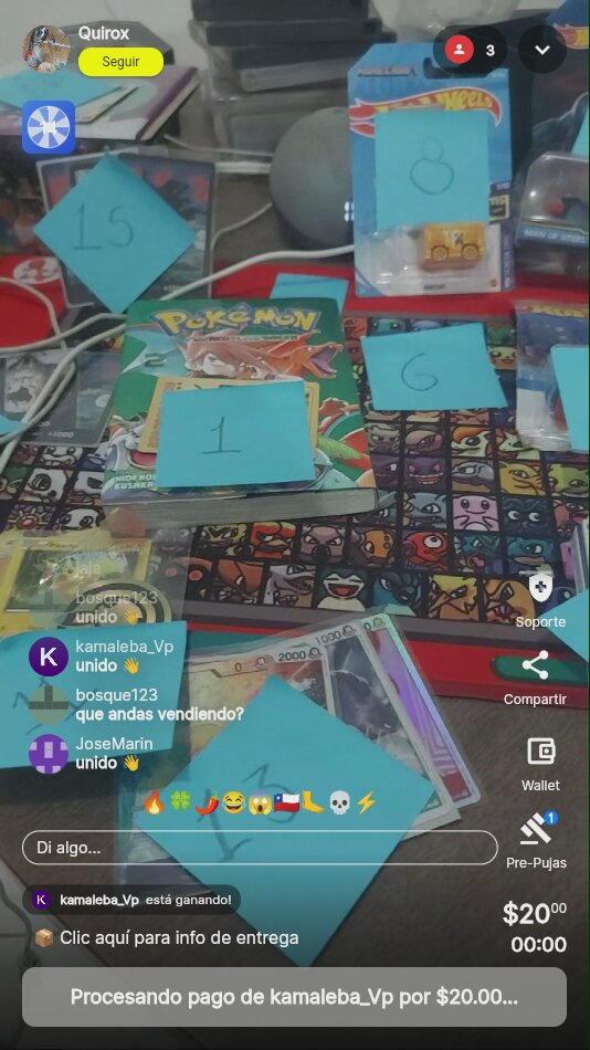 Ruleta de coleccionables variados