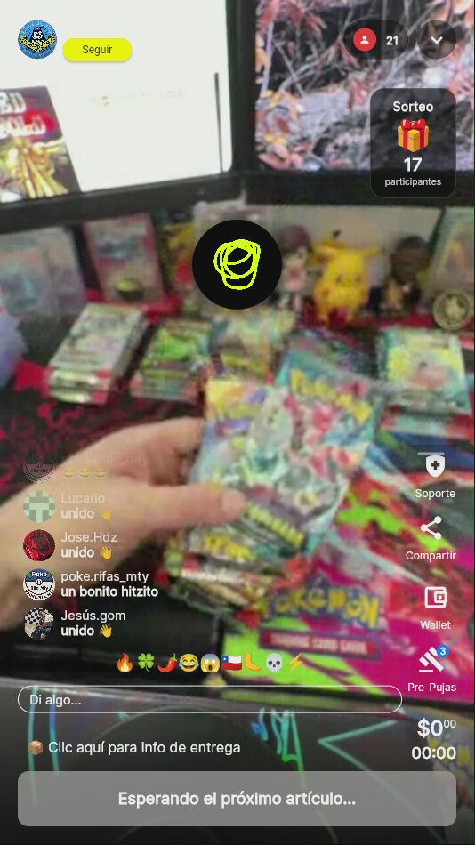 Pokémon TCG: Booster Packs Subasta