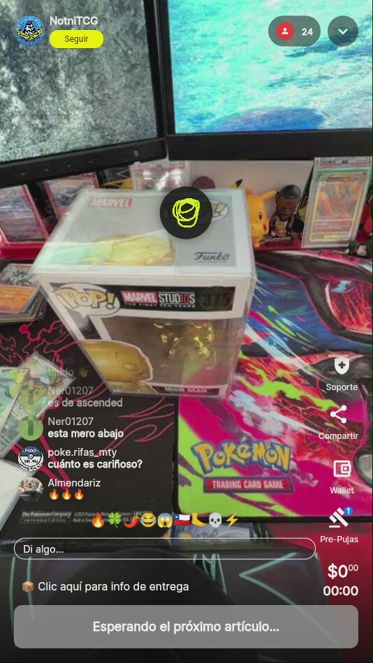 Funko Pop Iron Man Dorado #375