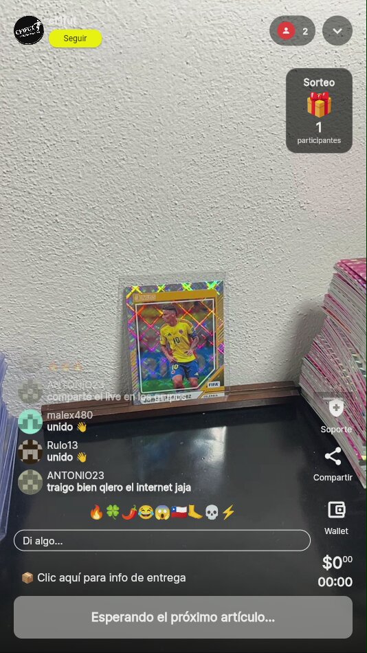 Carta James Rodríguez FIFA