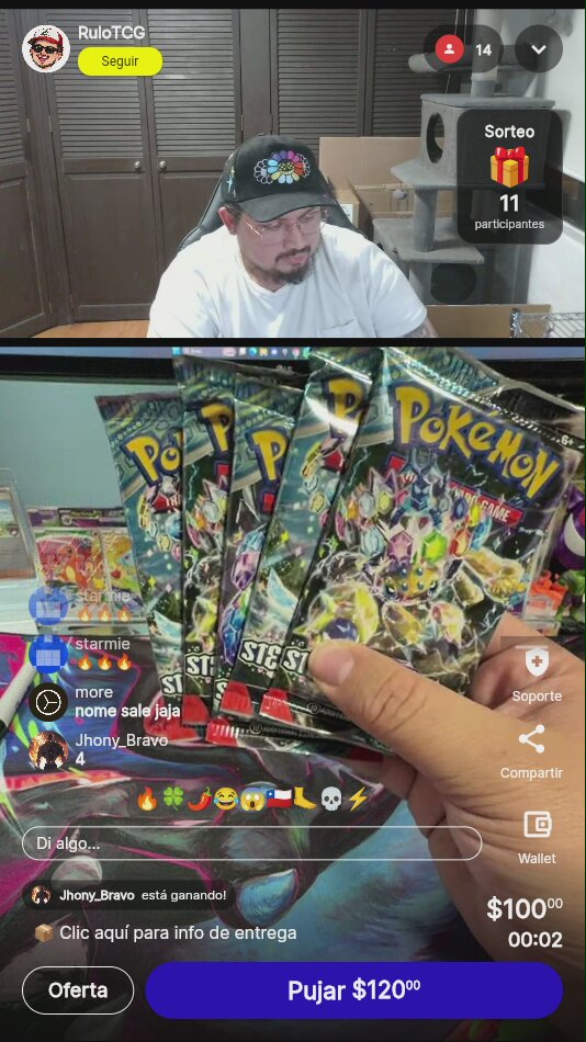 Pokémon Stellar Crown Booster Packs