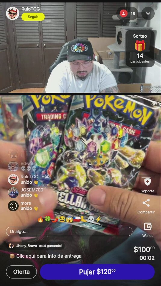 Pokémon Stellar Crown Booster Packs