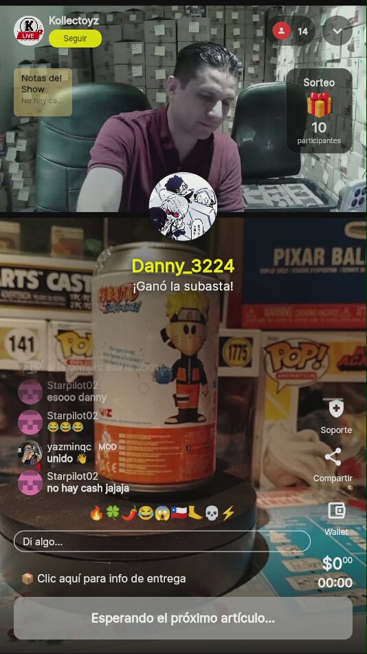 Funko Pop! Naruto Shippuden Sellado