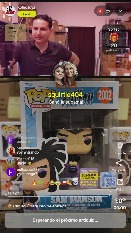 Funko Pop Sam Manson #2002