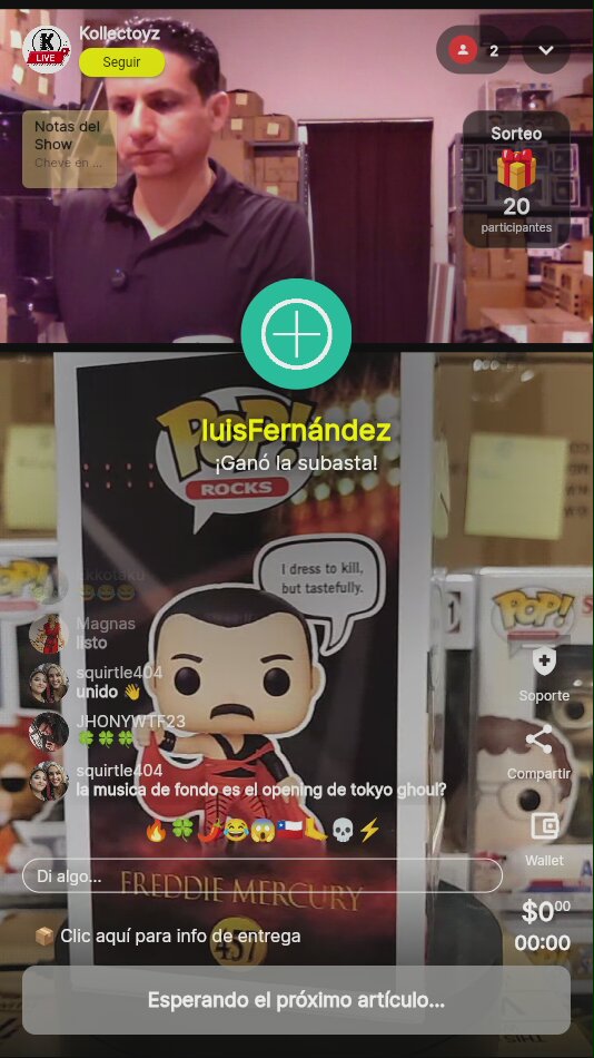 Funko Pop Rocks Freddie Mercury