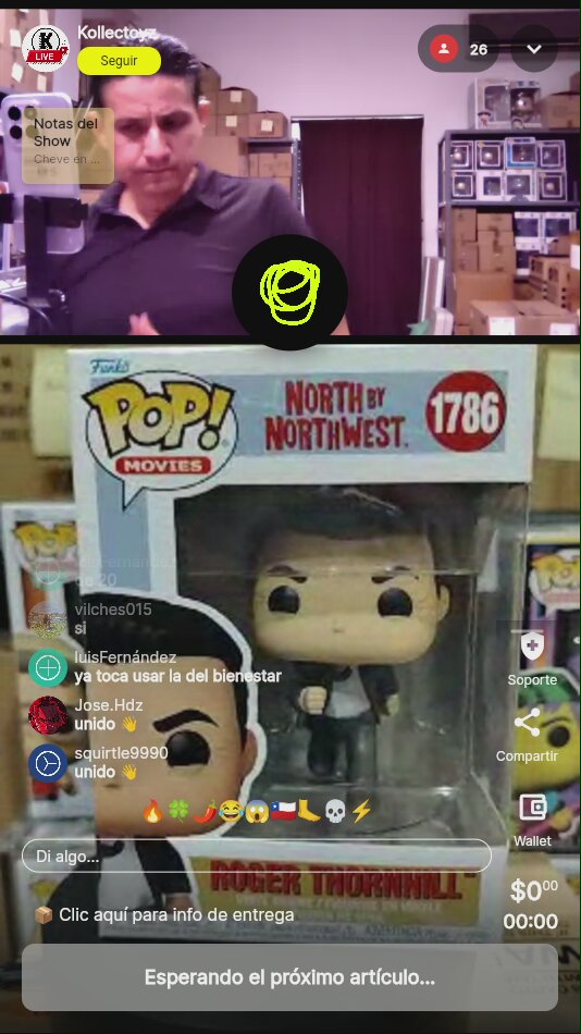 Funko Pop Roger Thornhill #1786